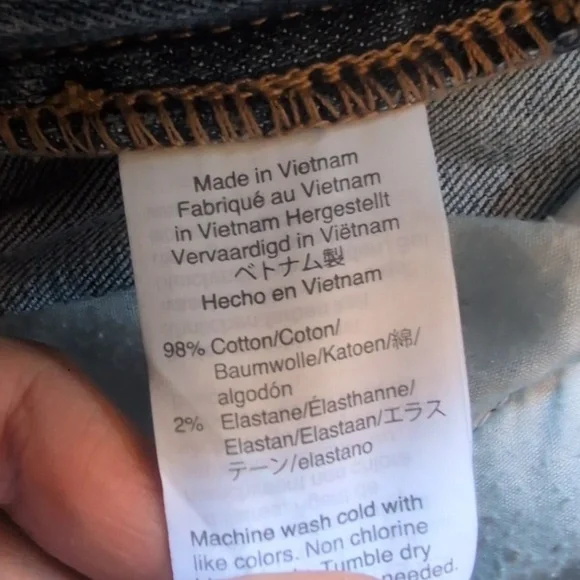 J.Crew Mechantile Straight Leg Denim Jeans size 28 W 32 L - Picture 7 of 7